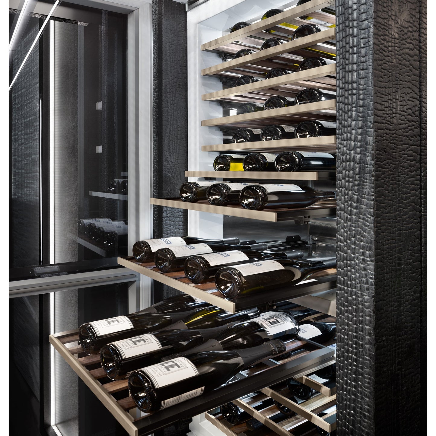 Monogram ZIW241NBWII 24″ Panel-Ready Built-In Wine Column Refrigerator