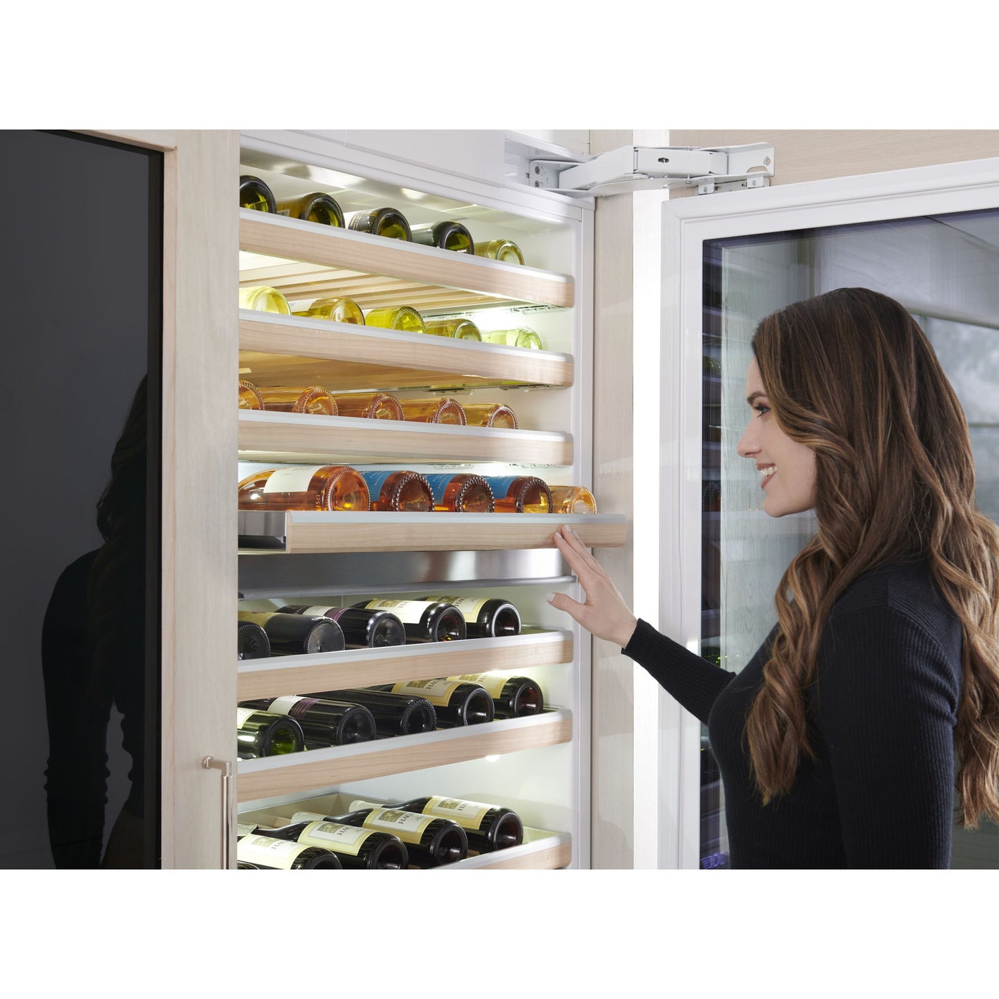 Monogram ZIW303NPPII 30″ Panel-Ready Built-In Wine Sommelier Refrigerator
