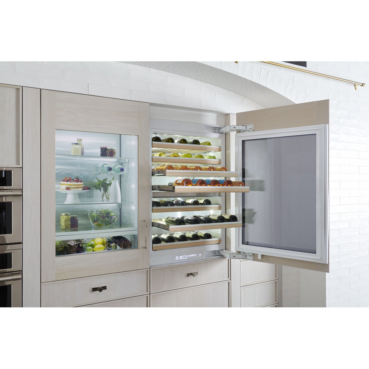 Monogram ZIW303NPPII 30″ Panel-Ready Built-In Wine Sommelier Refrigerator