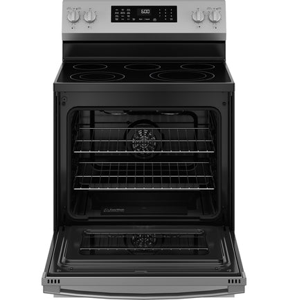 GE GRF600AVSS 30" ENERGY STAR® Free-Standing Electric Convection Range – Stainless Steel