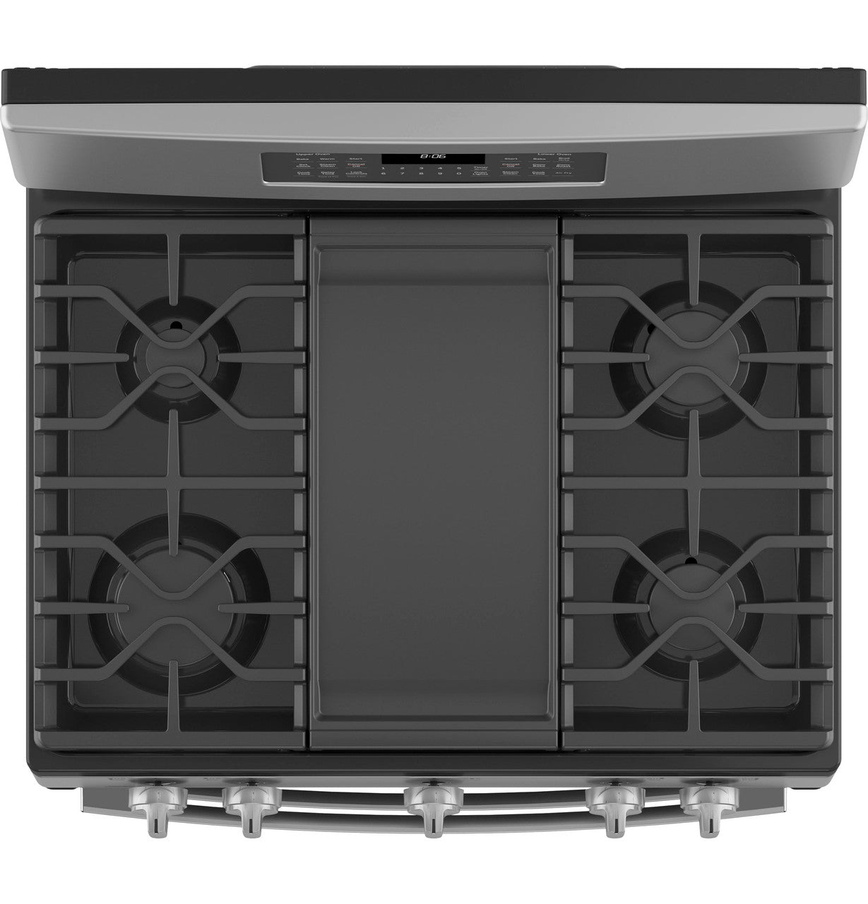 GE JGBS86SPSS 30" Free-Standing Gas Double Oven Convection Range – Stainless Steel