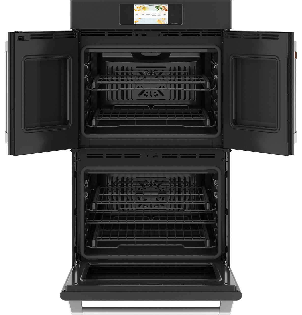 Cafe CTD90FP3ND1 30" Smart Built-In Convection French-Door Double Wall Oven – Matte Black