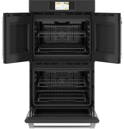Cafe CTD90FP3ND1 30" Smart Built-In Convection French-Door Double Wall Oven – Matte Black