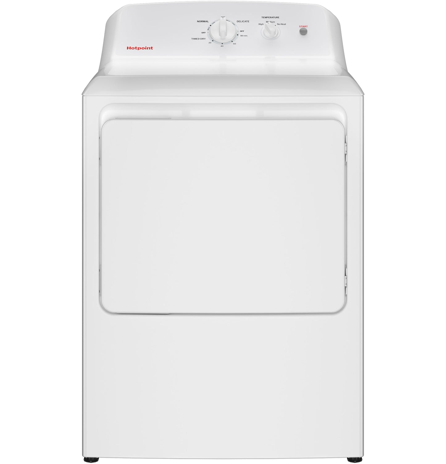 Hotpoint HTX26EASWWW 6.2 cu. ft. Shallow Depth Electric Dryer