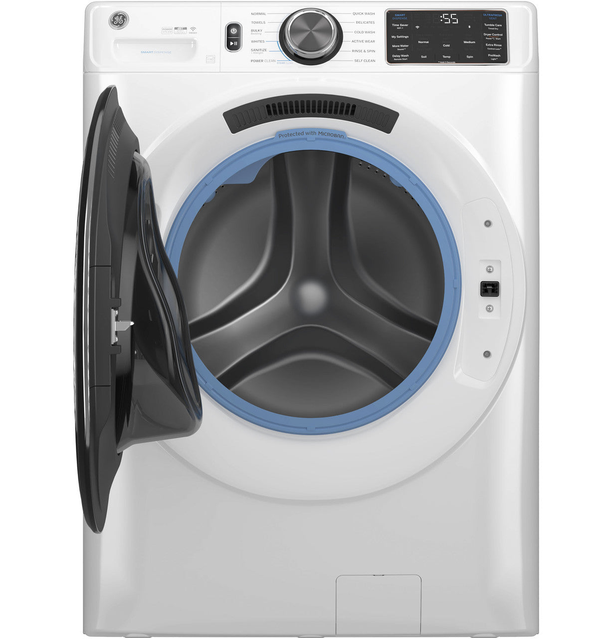 GE GFW655SSVWW 5.0 cu. ft. Front Load Washer with UltraFresh Vent