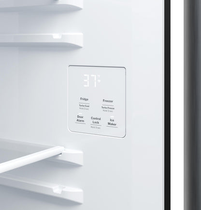 GE GZE24NYYFS 36" ENERGY STAR® Counter-Depth Side-by-Side Refrigerator – 23.6 Cu. Ft. – Fingerprint Resistant Stainless Steel