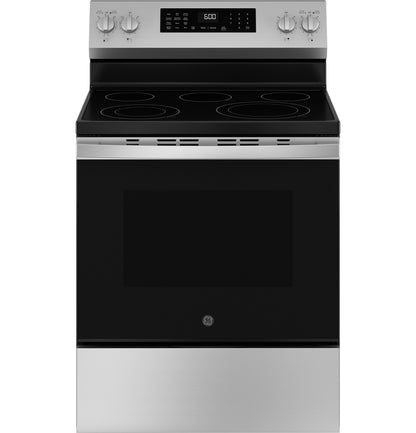 GE GRF600AVSS 30" ENERGY STAR® Free-Standing Electric Convection Range – Stainless Steel
