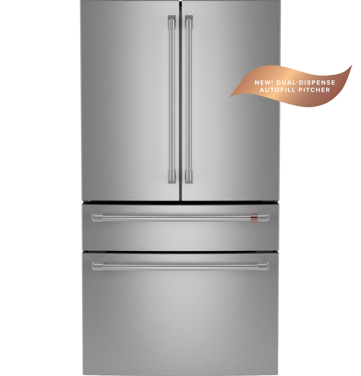 Café CJE23DP2WS1 23.2 Cu. Ft. 4-Door Counter Depth French Door Refrigerator