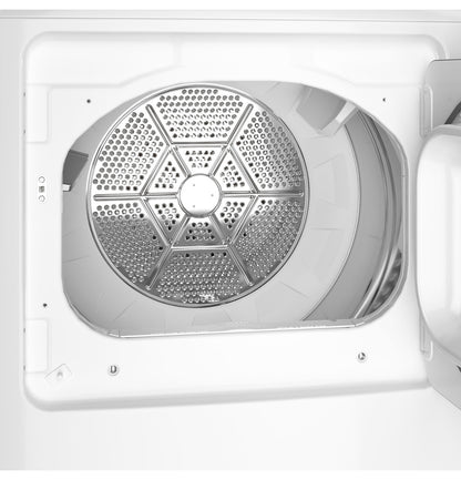 GE GTD38GASWWS 27" Gas Dryer 7.2 Cu. Ft. with Auto Dry & 120 Ft. Venting – White
