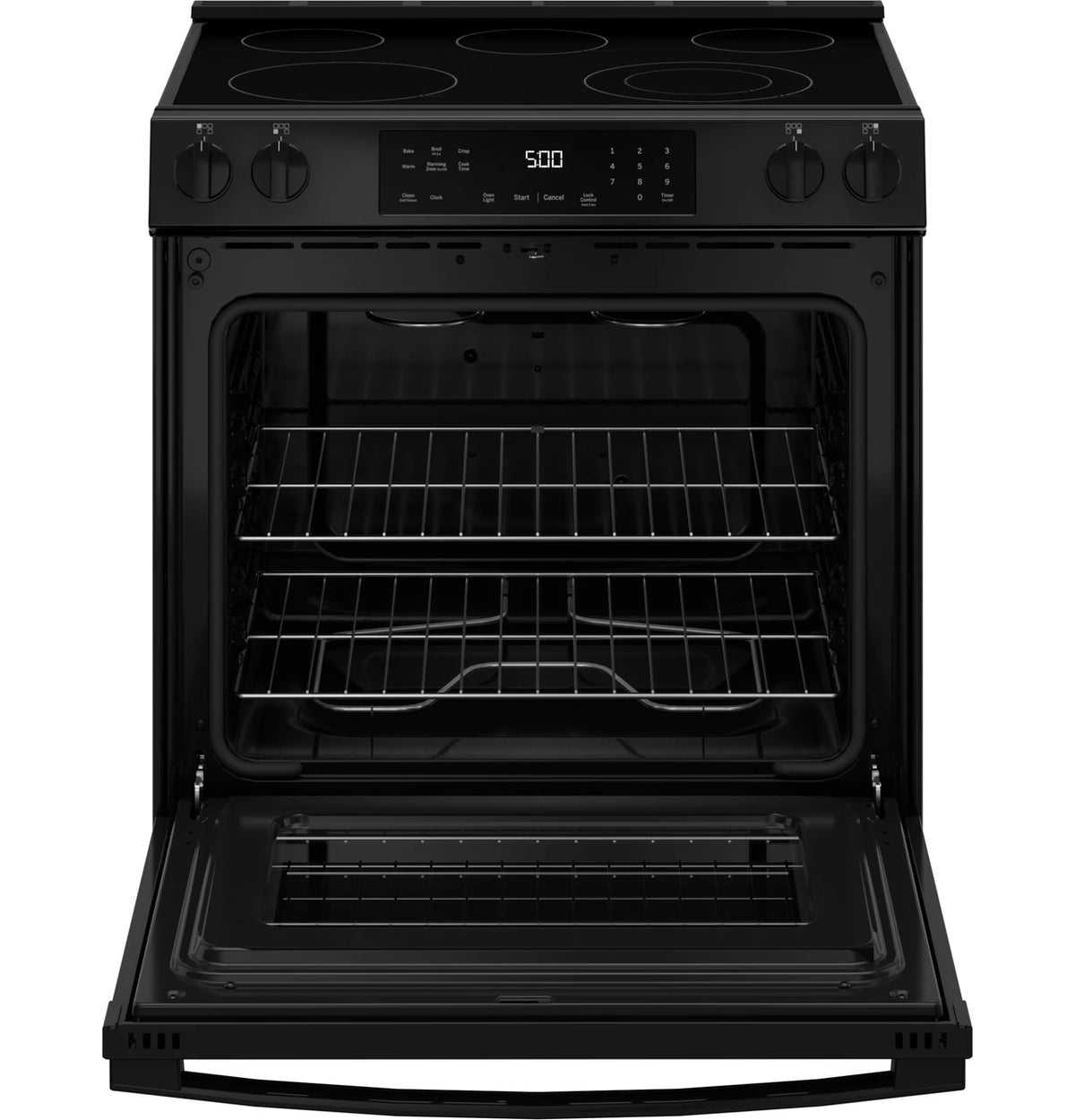 GE GRS500PVBB ENERGY STAR® 30" Slide-In Electric Range with Crisp Mode