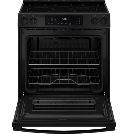 GE GRS500PVBB ENERGY STAR® 30" Slide-In Electric Range with Crisp Mode