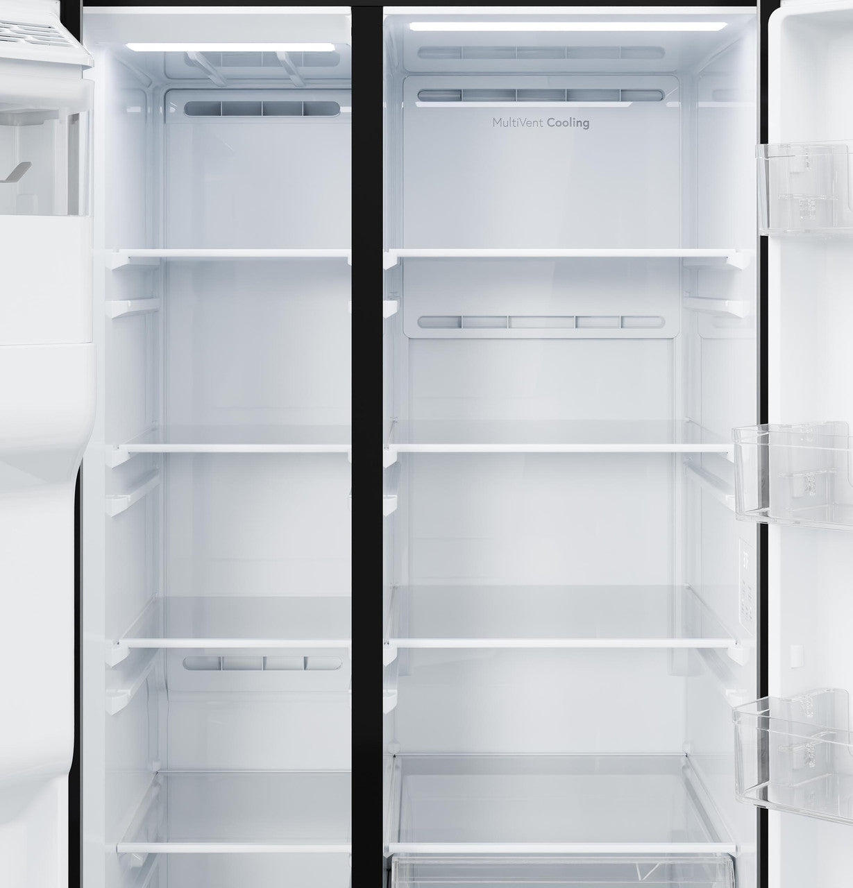 GE GSS28NYYFS 36" Side-by-Side Refrigerator with Extra Tall Dispenser and In-Door Icemaker – Fingerprint Resistant Stainless Steel