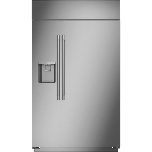 Monogram 48" Built-In Side-by-Side Refrigerator with Dispenser