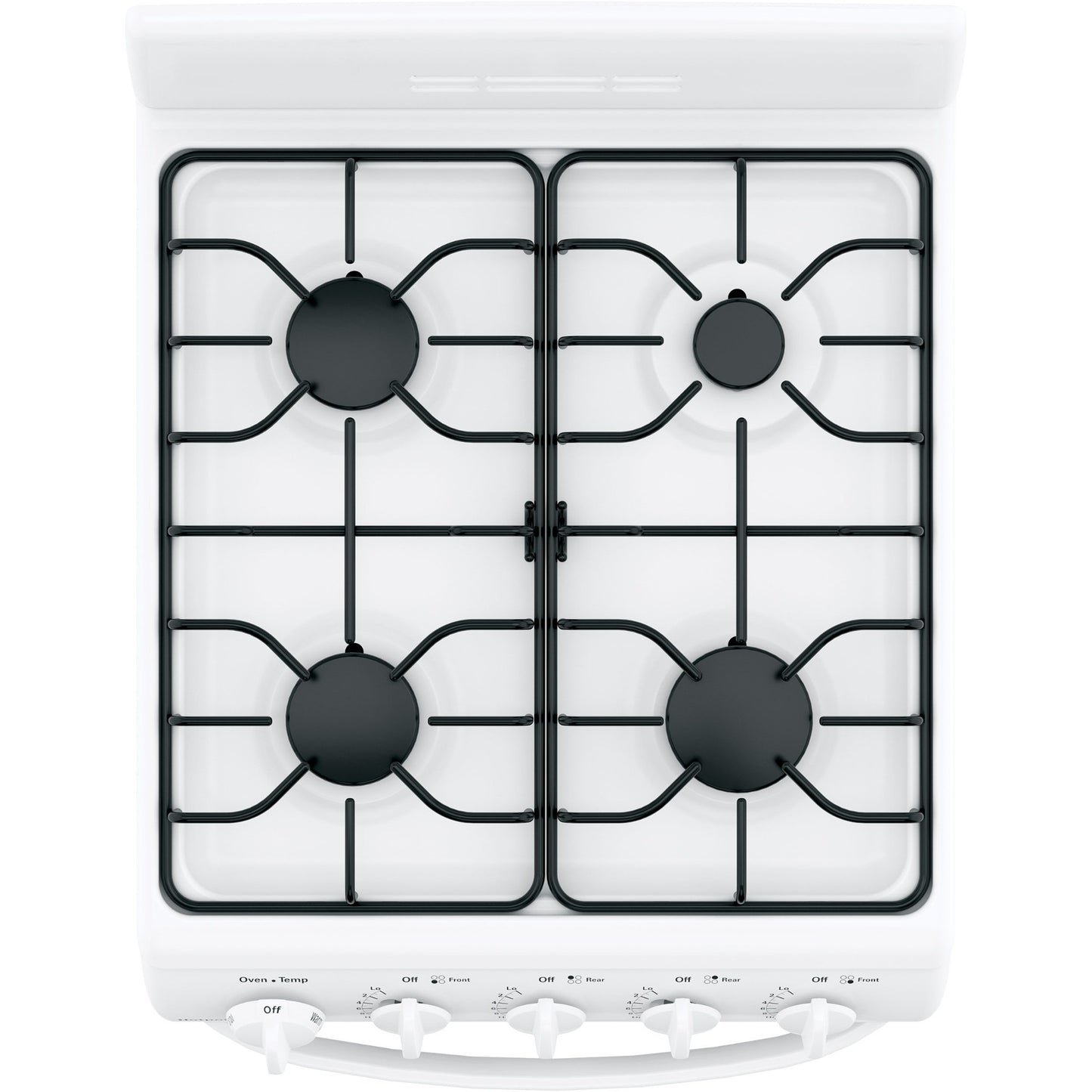 Hotpoint® 20" Front-Control Free-Standing Gas Range with Sealed Burners RGAS200DMWW