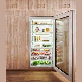 CL3650RG/S Classic 36” All Refrigerator – Stainless Steel with Glass Door