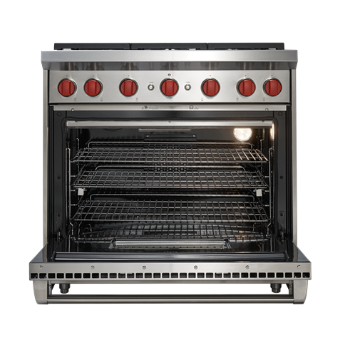 Wolf GR366 36"Gas Range with 6 Burners