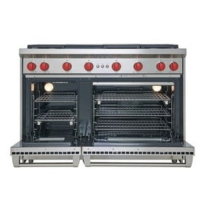 Wolf GR484DG 48" Gas Range with 4 Burners and Double Griddle