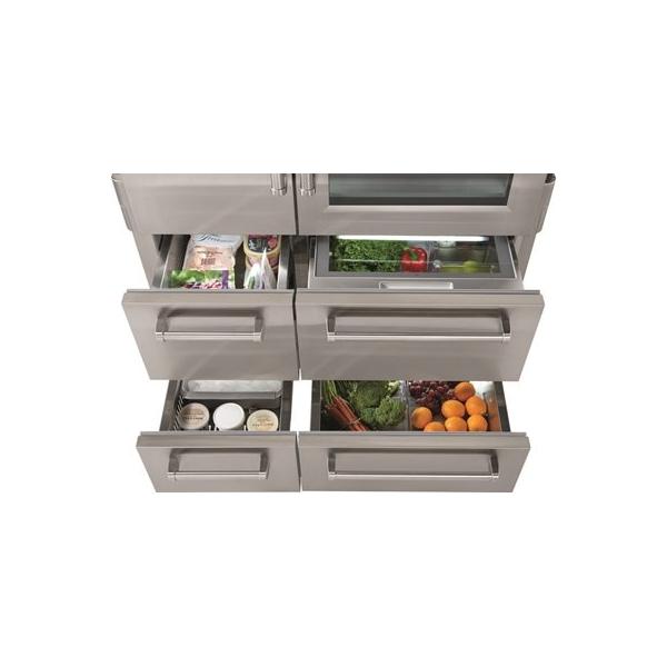 Sub Zero PRO4850G – 48" PRO Refrigerator/Freezer Glass Door