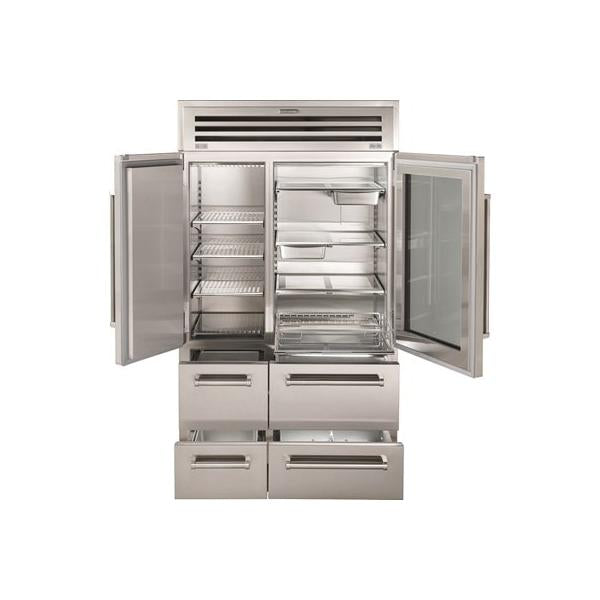 Sub Zero PRO4850G – 48" PRO Refrigerator/Freezer Glass Door