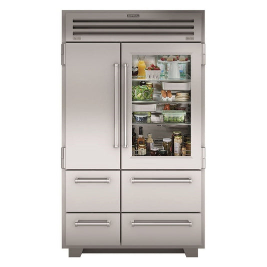 Sub Zero PRO4850G – 48" PRO Refrigerator/Freezer Glass Door