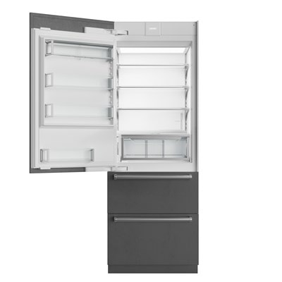Sub Zero DET3050CIID – 30" Designer Column Refrigerator/Freezer with Ice & Internal Dispenser