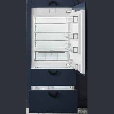 Sub Zero DET3650CI – 36" Designer Over-and-Under Refrigerator/Freezer, Panel-Ready with Ice Maker
