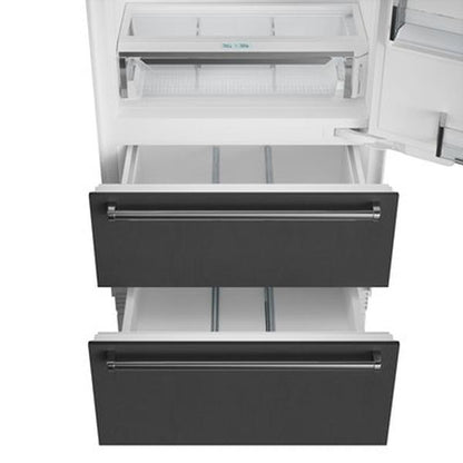 Sub Zero DET3650RID – 36" Designer Over-and-Under Refrigerator with Internal Dispenser - Panel Ready