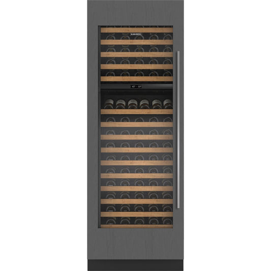 Sub Zero DEC3050W – 30" Designer Wine Storage - Panel Ready