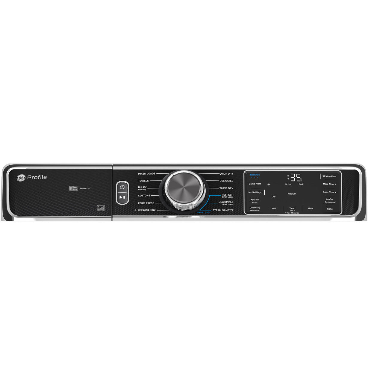 GE Profile PFD87ESSVWW 7.8 Cu. Ft. Smart Electric Dryer