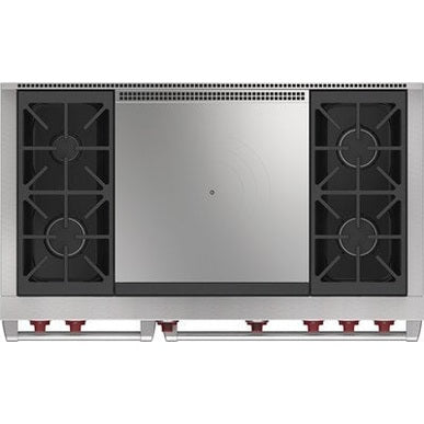 Wolf DF48450F/S/P 48″ Dual Fuel Range with French Top