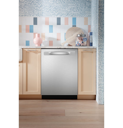 GE GDP670SYVFS 24" ENERGY STAR® Top Control Dishwasher – Fingerprint Resistant Stainless Steel