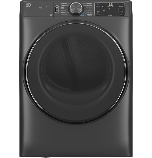 GE® ENERGY STAR® GFD65ESPVDS 7.8 cu. ft. Capacity Smart Front Load Electric Dryer with Sanitize Cycle