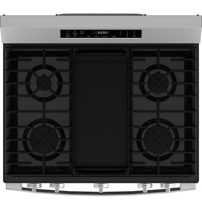 GE GGF600AVSS 30" Free-Standing Gas Convection Range – Stainless Steel
