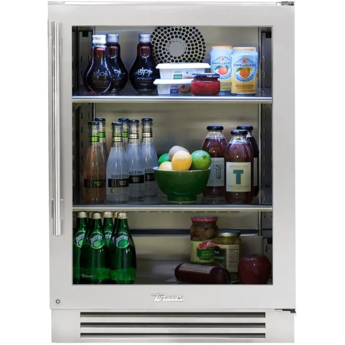 True TUR-24-R-SG-C 24" Outdoor Undercounter Refrigerator – Stainless Steel Glass