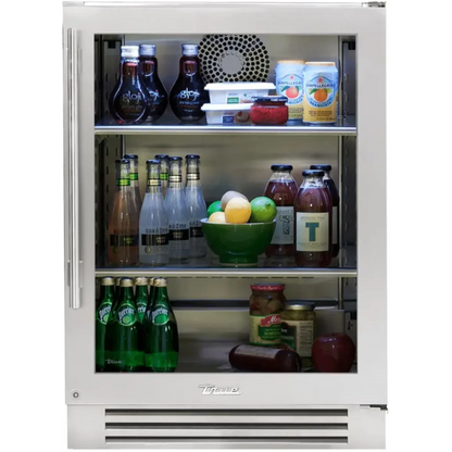 True TUR-24-R-SG-C 24" Outdoor Undercounter Refrigerator – Stainless Steel Glass