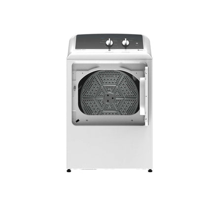 GE GTX52EASPWB 6.2 Cu. Ft. Electric Dryer with Extended Venting – White
