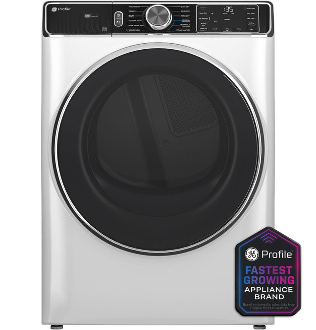 GE Profile PFD87ESSVWW 7.8 Cu. Ft. Smart Electric Dryer