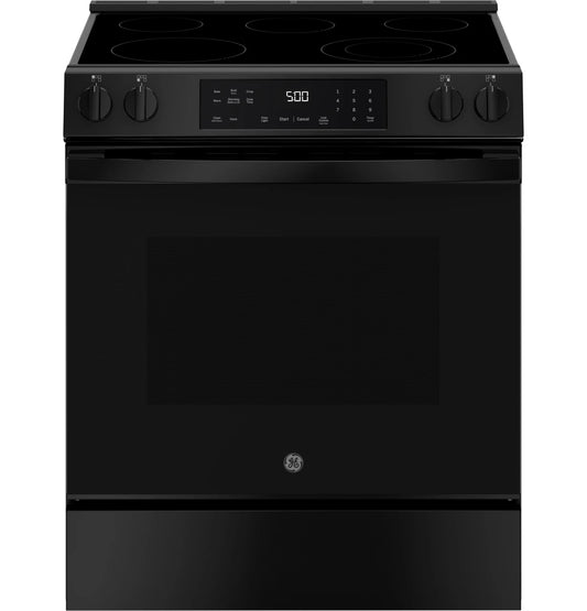 GE GRS500PVBB ENERGY STAR® 30" Slide-In Electric Range with Crisp Mode