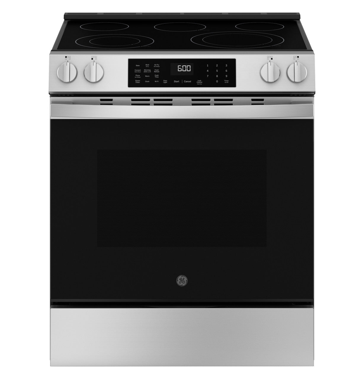GE GRS600AVFS 30" ENERGY STAR® Slide-In Electric Convection Range – Fingerprint Resistant Stainless Steel