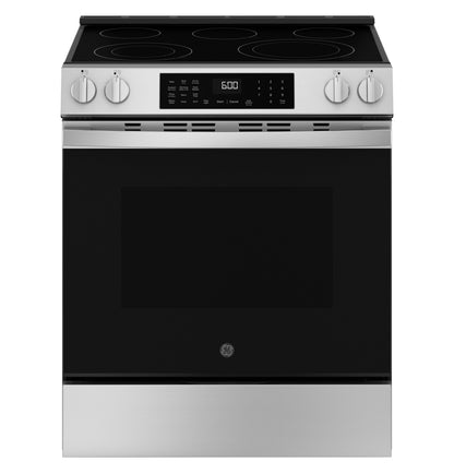 GE GRS600AVFS 30" ENERGY STAR® Slide-In Electric Convection Range – Fingerprint Resistant Stainless Steel