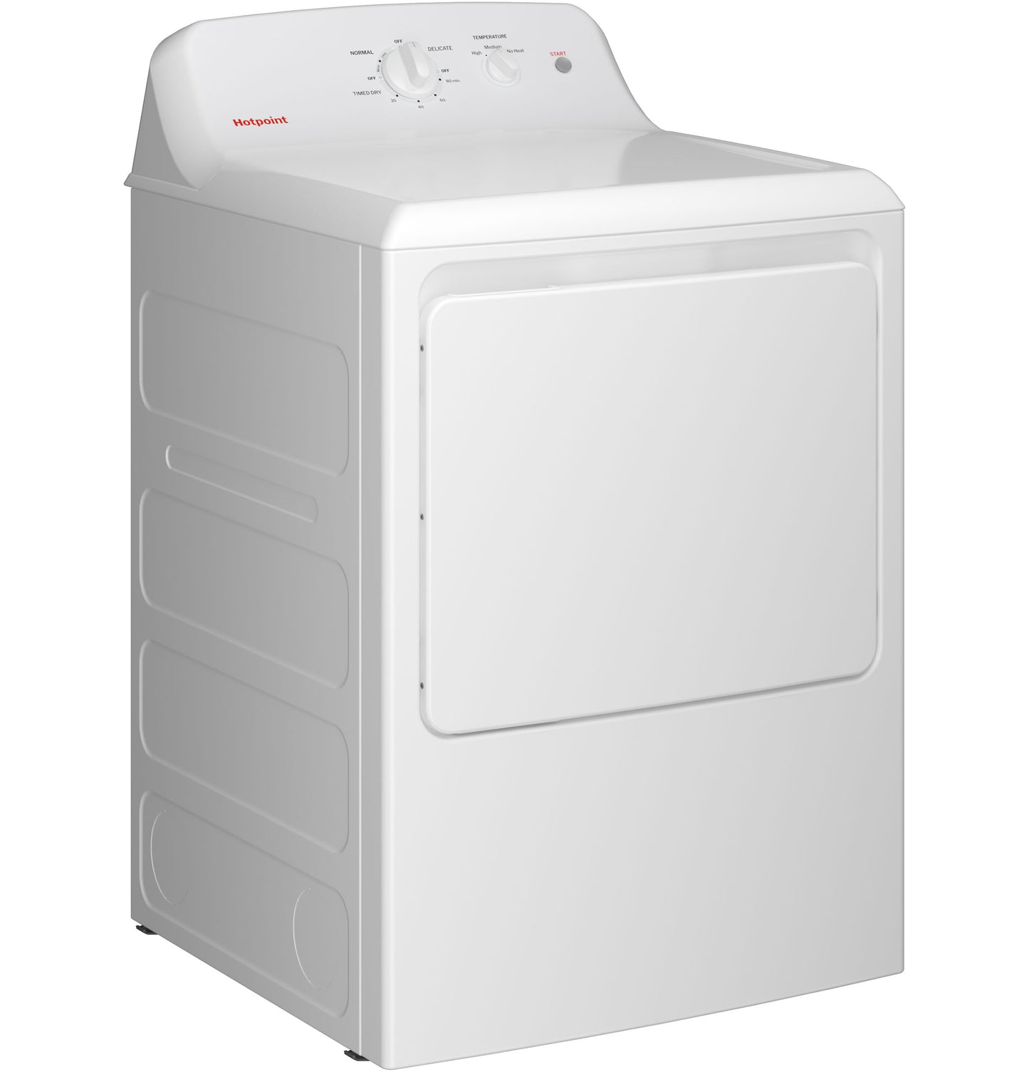 Hotpoint HTX26EASWWW 6.2 cu. ft. Shallow Depth Electric Dryer
