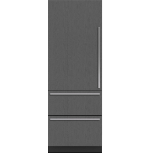 DET3050RID – 30" Designer Over-and-Under Refrigerator with Internal Dispenser - Panel Ready