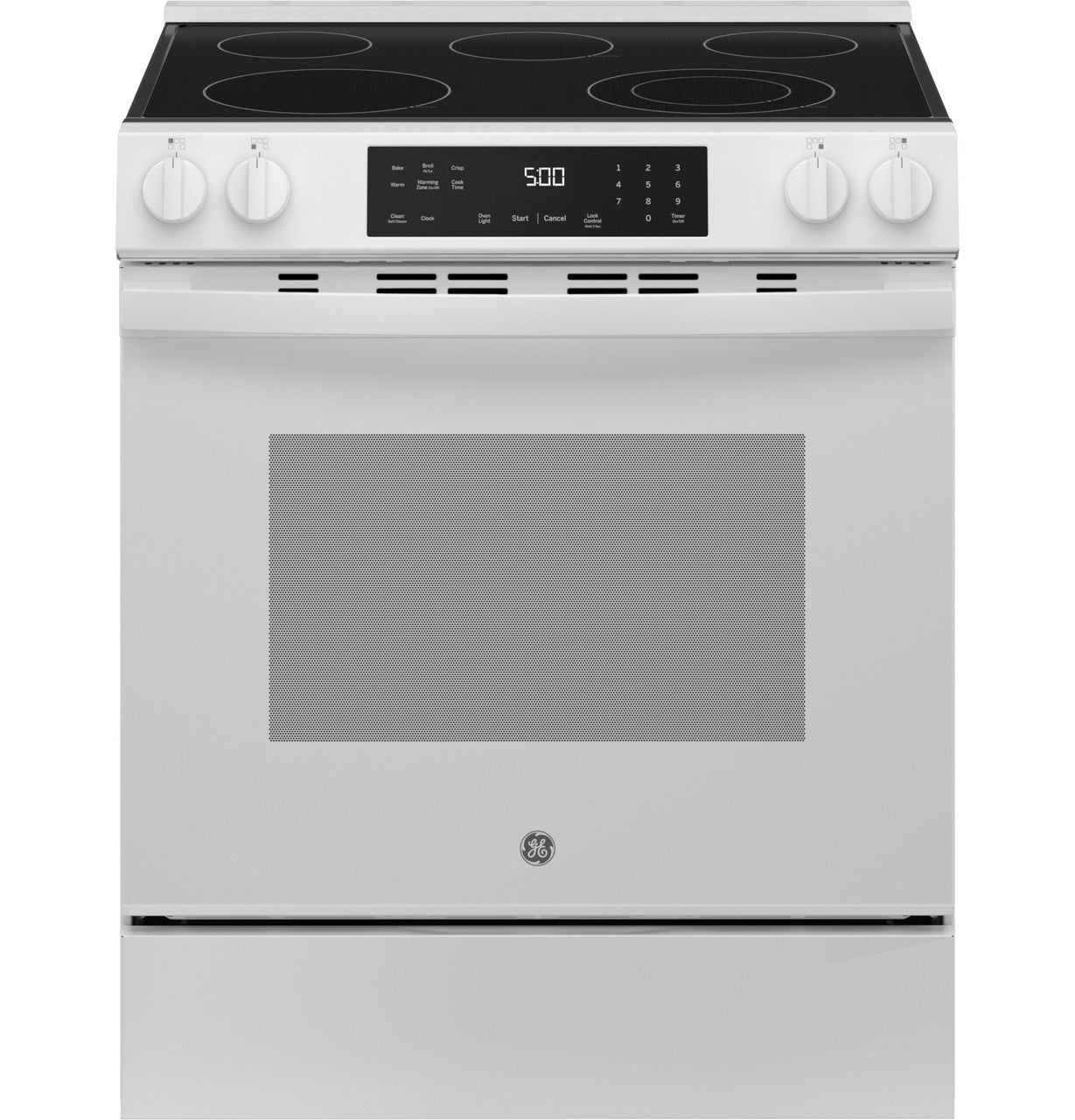 GE GRS500PVWW 30" ENERGY STAR® Slide-In Electric Range – White