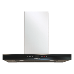 Wolf VW36B 36" Cooktop Wall Hood — Black