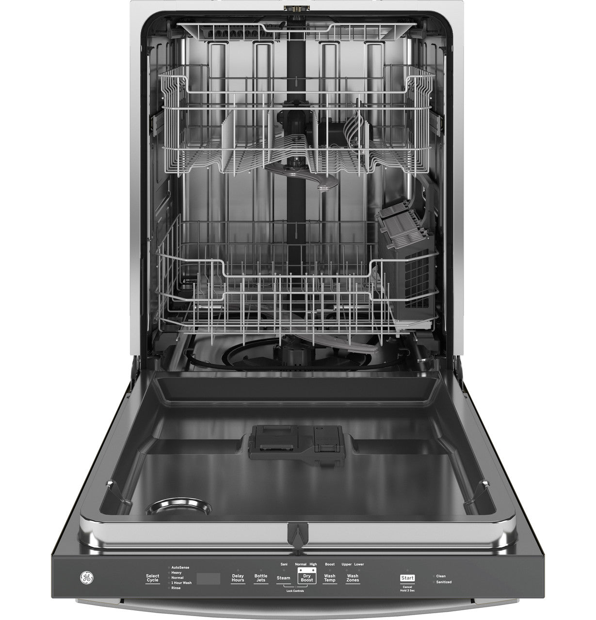 GE ENERGY STAR GDT670SYVFS Top Control with Stainless Steel Interior Dishwasher with Sanitize Cycle