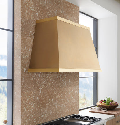 Monogram ZVC53DWB1 53" Custom Designer Wall Hood - Brass