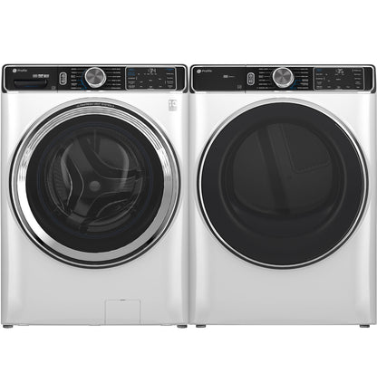 GE Profile PFW870SSVWW Washer & PFD87ESSVWW / PFD87GSSVWW Dryer Laundry Pair – White