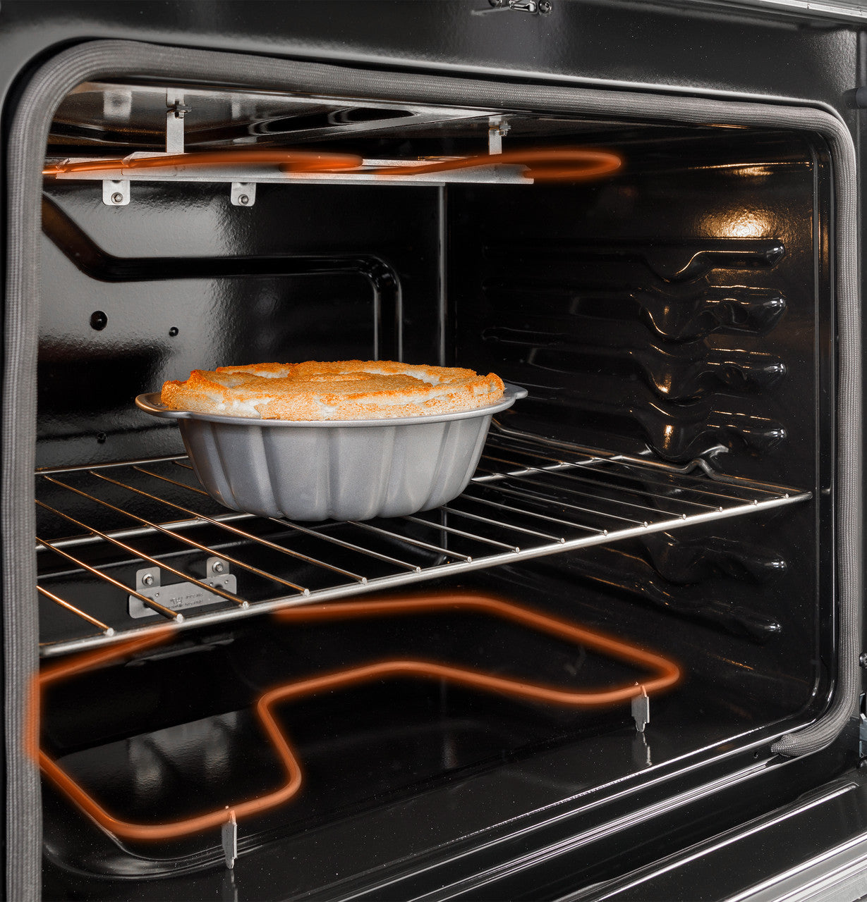 GE GRF500PVWW 30" Free-Standing Electric Range with Crisp Mode - White