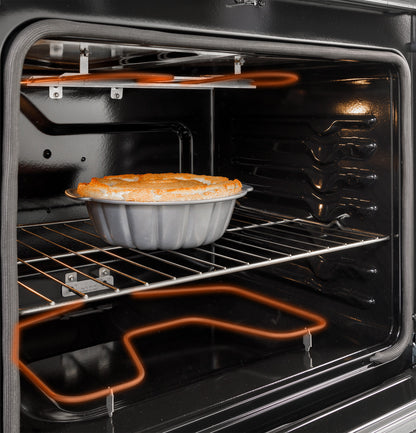 GE GRF500PVWW 30" Free-Standing Electric Range with Crisp Mode - White