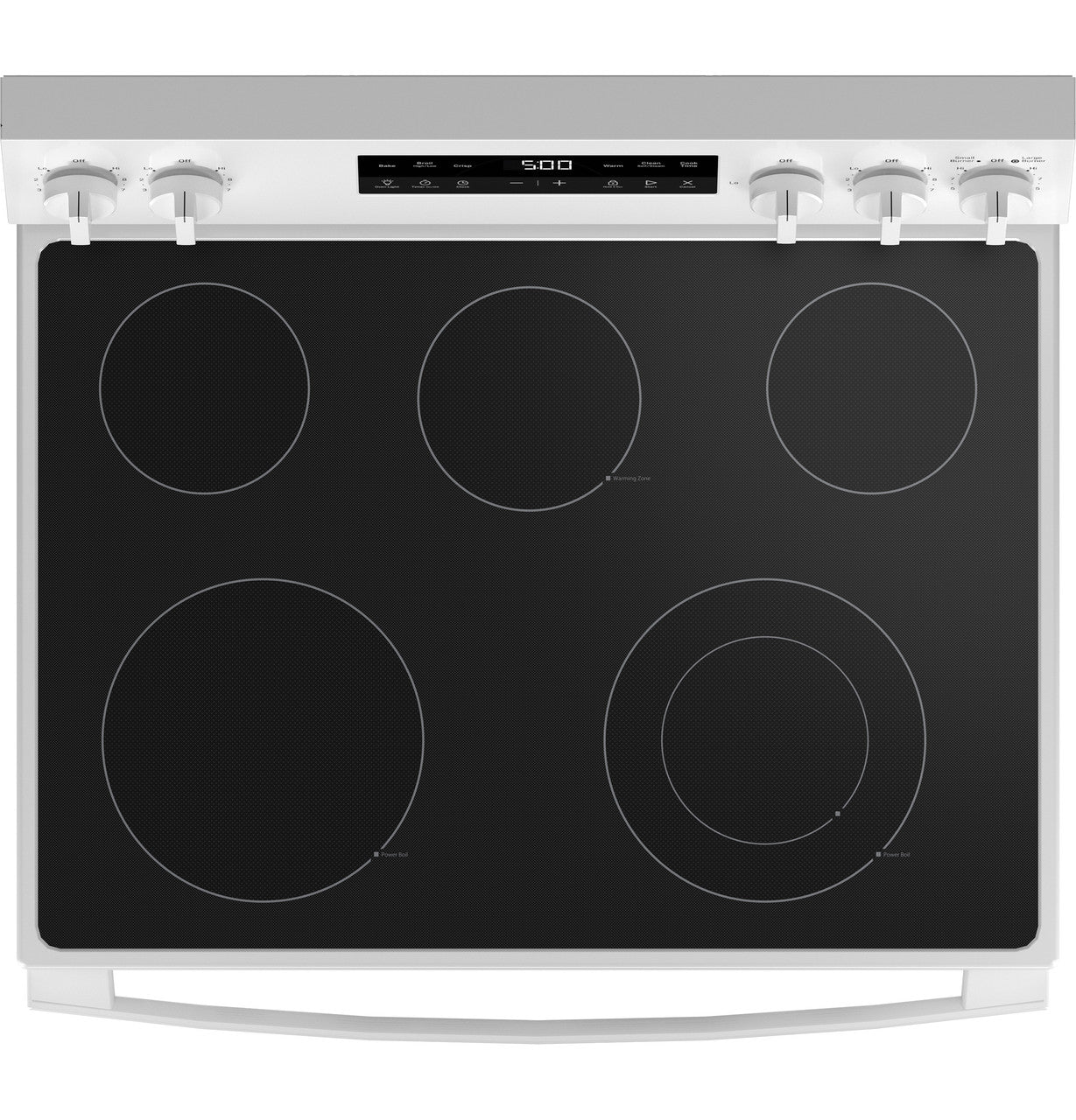 GE GRF500PVWW 30" Free-Standing Electric Range with Crisp Mode - White